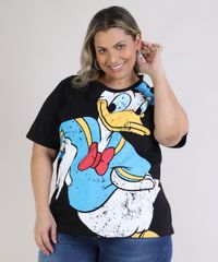 Blusa-Feminina-Pato-Donald-Manga-Curta-Decote-Redondo-Preta-9953281-Preto_1
