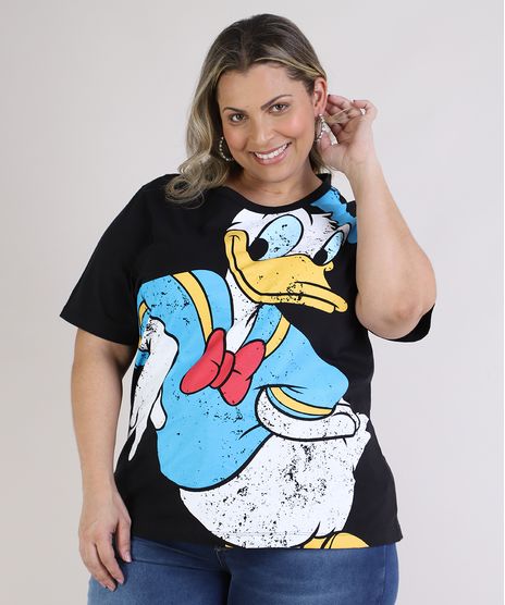 Blusa-Feminina-Pato-Donald-Manga-Curta-Decote-Redondo-Preta-9953281-Preto_1