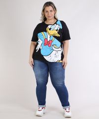 Blusa-Feminina-Pato-Donald-Manga-Curta-Decote-Redondo-Preta-9953281-Preto_3