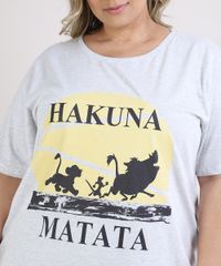 Camisola-Feminina-O-Rei-Leao-Manga-Curta-Cinza-Mescla-Claro-9953331-Cinza_Mescla_Claro_3