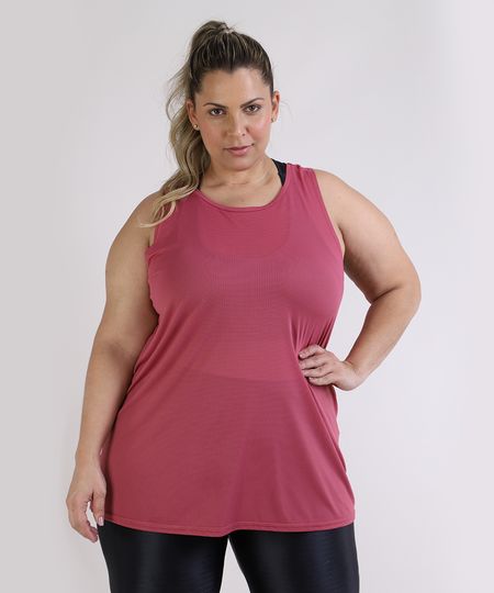 Regata-Feminina-Esportiva-Ace-Plus-Size-Alongada--Rosa-Escuro-9955324-Rosa_Escuro_1