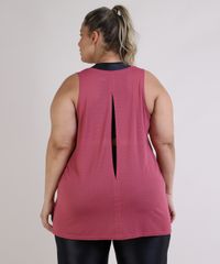 Regata-Feminina-Esportiva-Ace-Plus-Size-Alongada--Rosa-Escuro-9955324-Rosa_Escuro_2