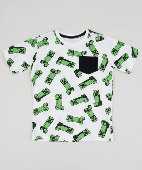 Camiseta-Infantil-Minecraft-Estampada-Manga-Curta-Off-White-9942962-Off_White_1