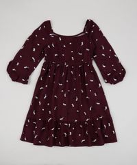 Vestido-Infantil-Estampado-Floral-Manga-Longa-Vinho-9954114-Vinho_2