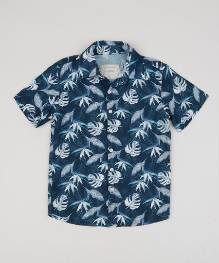 Camisa-Infantil-Estampada-Floral-Manga-Curta-Azul-Marinho-9944100-Azul_Marinho_1 Camisa-Infantil-Estampada-Floral-Manga-Curta-Azul-Marinho-9944100-Azul_Marinho_1