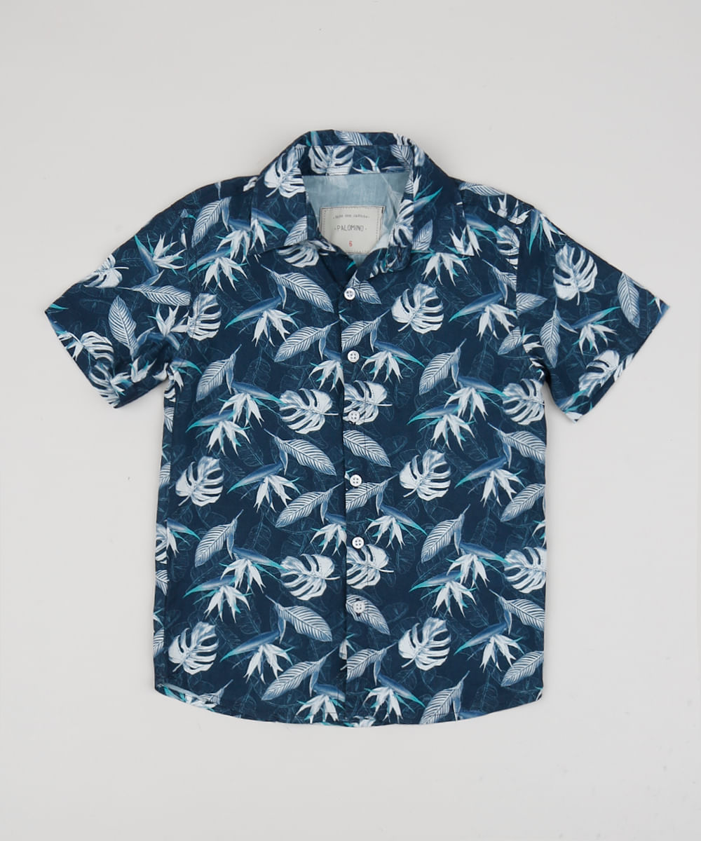 camisa infantil floral