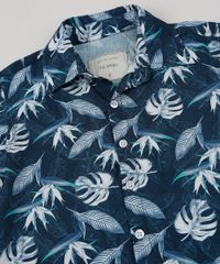 Camisa-Infantil-Estampada-Floral-Manga-Curta-Azul-Marinho-9944100-Azul_Marinho_3
