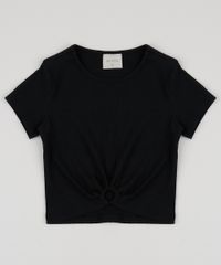 Blusa-Juvenil-com-Argola-e-Franzido-Manga-Curta-Preta-9916823-Preto_1