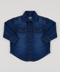 Camisa-Jeans-Infantil-com-Bolsos-Azul-Escuro-9949642-Azul_Escuro_1