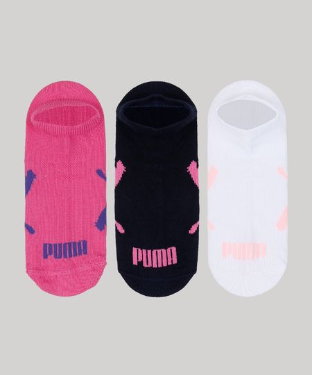 Kit-de-3-Meias-Infantis-Puma-Cano-Baixo-Multicor-9954005-Multicor_1 Kit-de-3-Meias-Infantis-Puma-Cano-Baixo-Multicor-9954005-Multicor_1
