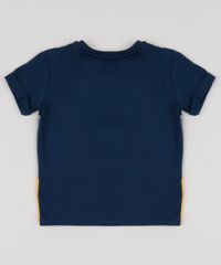 Camiseta-Infantil-com-Recortes-e-Bolso-Manga-Curta-Azul-Marinho-9943047-Azul_Marinho_2