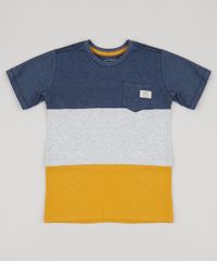Camiseta-Infantil-Listrada-com-Bolso-Manga-Curta-Mostarda-9876750-Mostarda_1