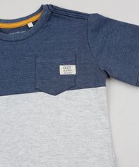 Camiseta-Infantil-Listrada-com-Bolso-Manga-Curta-Mostarda-9876750-Mostarda_3