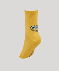 Meia-Feminina-Cano-Alto-Bob-Esponja-Amarela-9954794-Amarelo_3