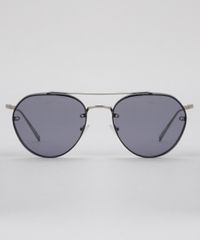 Oculos-de-Sol-Redondo-Feminino-Oneself-Prateado-8755277-Prateado_1