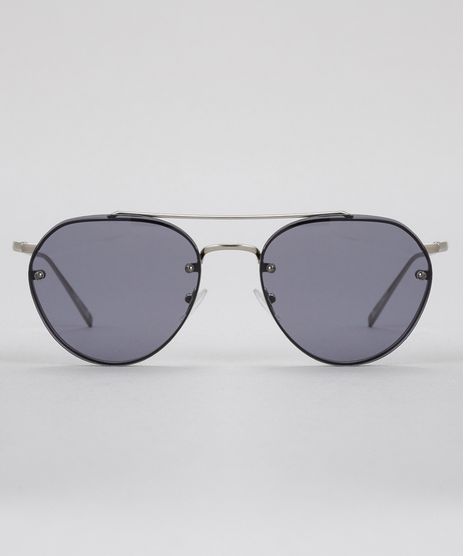 Oculos-de-Sol-Redondo-Feminino-Oneself-Prateado-8755277-Prateado_1