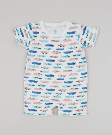 Macaquinho-Infantil-Estampado-de-Jacare-Manga-Curta-Off-White-9676975-Off_White_1