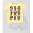 Conjunto-de-Camiseta-Amarela---Bermuda-Scooby-Doo-Cinza-Mescla-8702513-Cinza_Mescla_1