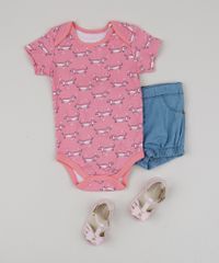 Body-Infantil-Estampado-de--Cachorrinhos-Manga-Curta-Rosa-9845120-Rosa_3