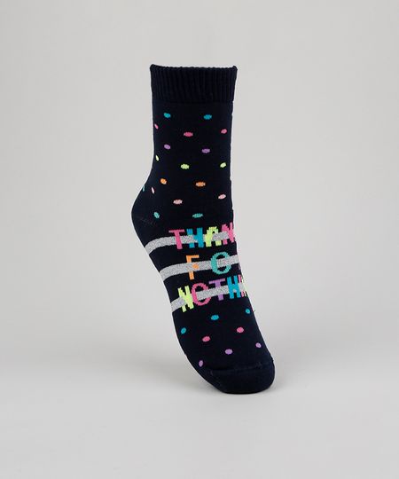 Meia-Feminina-Cano-Alto-Estampada-de-Poa-Azul-Marinho-9954837-Azul_Marinho_1