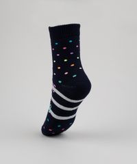 Meia-Feminina-Cano-Alto-Estampada-de-Poa-Azul-Marinho-9954837-Azul_Marinho_2