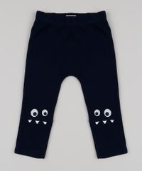 Calca-Infantil-Reta-com-Patch-de-Monstro-Azul-Marinho-9849583-Azul_Marinho_1