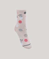 Meia-Feminina-Cano-Alto-Estampada-de-Coala-Rosa-9954823-Rosa_1
