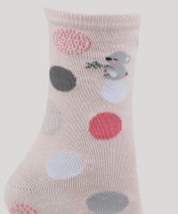 Meia-Feminina-Cano-Alto-Estampada-de-Coala-Rosa-9954823-Rosa_4