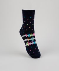 Meia-Feminina-Cano-Alto-Estampada-de-Poa-Azul-Marinho-9954837-Azul_Marinho_1