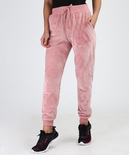 Calca-Feminina-Basica-Esportiva-Ace-Cintura-Alta-em-Plush-Rosa-9802181-Rosa_1