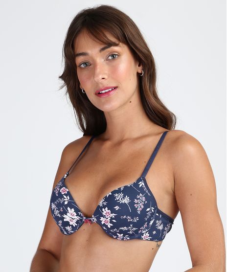 Sutia-Push-Up-Estampado-Floral-em-Microfibra-com-Bojo-e-Aro-Azul-Marinho-9927616-Azul_Marinho_1