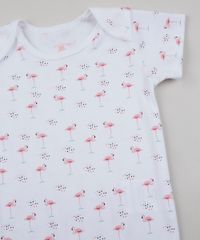 Body-Infantil-Estampado-de-Flamingos-Manga-Curta-Decote-Redondo-Branco-9198396-Branco_4