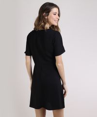 Vestido-Feminino-Curto-com-No-Manga-Curta-Preto-9949659-Preto_2