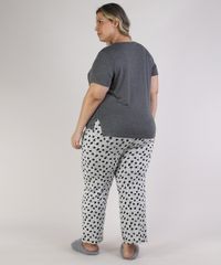 Pijama-Feminino-Plus-Size-Blusa-com-Bolsinho-Manga-Curta-Decote-Redondo-Cinza-Mescla-9953326-Cinza_Mescla_2