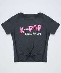 Blusa-Juvenil--K-Pop-Saved-My-Life--com-Paete-e-No-Manga-Curta-Cinza-Mescla-Escuro-9946357-Cinza_Mescla_Escuro_1