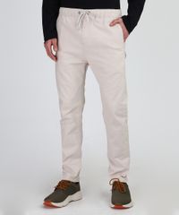 Calca-de-Sarja-Masculina-Jogger-Skinny-com-Cordao-Bege-Claro-9943856-Bege_Claro_1