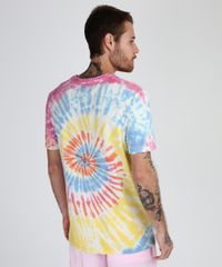 Camiseta-Masculina-Ursinhos-Carinhosos-Tie-Dye-Manga-Curta-Gola-Careca-Rosa-9951638-Rosa_2