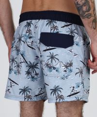 Short-Masculino-Estampado-de-Caveiras-com-Bolsos-Azul-Claro-9954389-Azul_Claro_2