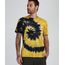 Camiseta-Masculina-Snoopy-Tie-Dye-Manga-Curta-Gola-Careca-Mostarda-9943399-Mostarda_1