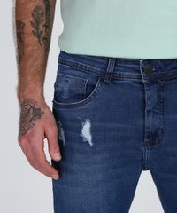 Calca-Jeans-Masculina-Super-Skinny-Destroyed--Azul-Escuro-9944000-Azul_Escuro_4