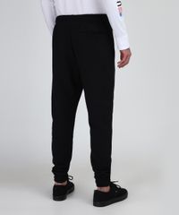 Calca-Masculina-Relaxed-em-Moletom--Nasa---Preto-9946157-Preto_2
