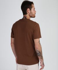 Camiseta-Masculina-Basica-Manga-Curta-Gola-Careca-Marrom-9947820-Marrom_2