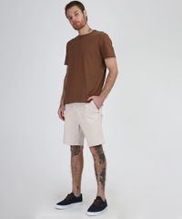 Camiseta-Masculina-Basica-Manga-Curta-Gola-Careca-Marrom-9947820-Marrom_3