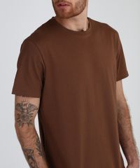 Camiseta-Masculina-Basica-Manga-Curta-Gola-Careca-Marrom-9947820-Marrom_4
