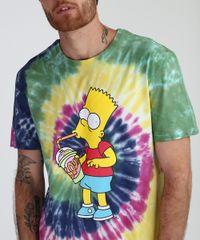 Camiseta-Masculina-Os-Simpsons-Tie-Dye-Manga-Curta-Gola-Careca-Amarela-9951635-Amarelo_4