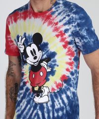 Camiseta-Masculina-Mickey-Estampada-Tie-Dye-Manga-Curta-Gola-Careca-Azul-Marinho-9951652-Azul_Marinho_4
