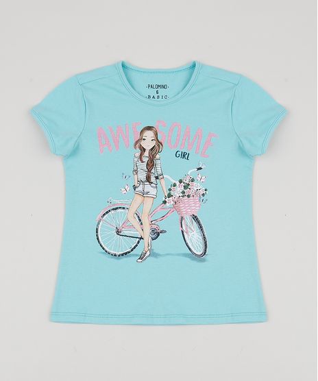 Blusa-Infantil-Menina-na-Bicicleta-Manga-Curta-Azul-Claro-9953035-Azul_Claro_1