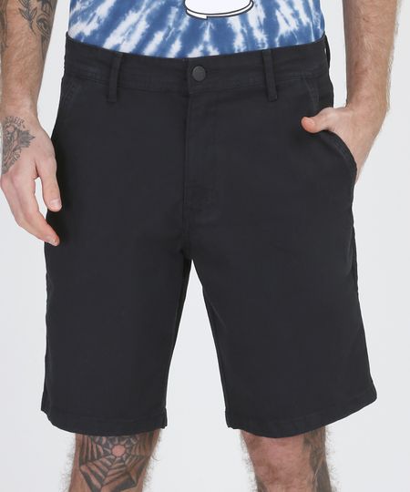 Bermuda-de-Sarja-Masculina-Chino-Reta-com-Bolsos-Preta-9953279-Preto_1 Bermuda-de-Sarja-Masculina-Chino-Reta-com-Bolsos-Preta-9953279-Preto_1