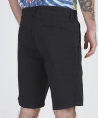 Bermuda-de-Sarja-Masculina-Chino-Reta-com-Bolsos-Preta-9953279-Preto_2
