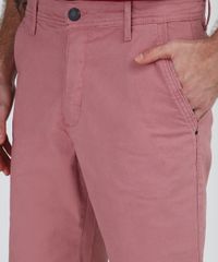 Bermuda-de-Sarja-Masculina-Chino-Reta-com-Bolsos-Rosa-9953279-Rosa_4